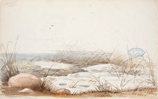 Spring beach, 1850. Creator: Magnus von Wright