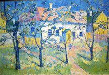 Spring - Blossoming Garden 1904. Artist: Kazimir Malevich