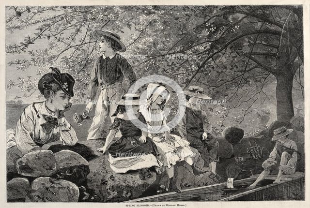Spring Blossoms, 1870. Creator: Winslow Homer (American, 1836-1910).