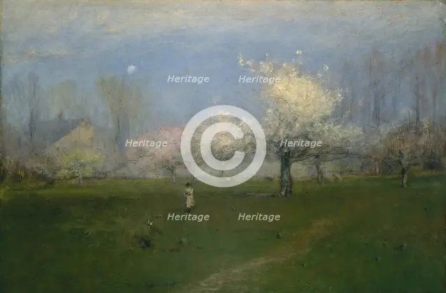 Spring Blossoms, Montclair, New Jersey, ca. 1891. Creator: George Inness.