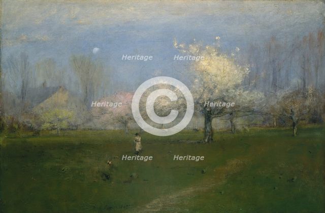 Spring Blossoms, Montclair, New Jersey, ca. 1891. Creator: George Inness.