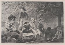 Spring Blossoms (Harper's Weekly, Vol. XIV), May 12, 1870. Creator: Unknown