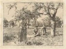 Spring, c. 1880. Creator: Leon-Augustin Lhermitte