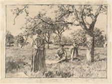 Spring, c. 1880. Creator: Leon-Augustin Lhermitte