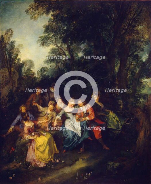 Spring', c1730. Creator: Lancret, Nicolas (1690-1743).