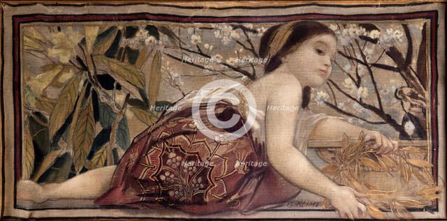 Spring, c1884. Creator: Klimt, Gustav (1862-1918).