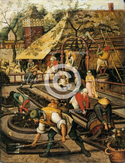 Spring. Creator: Brueghel, Pieter, the Younger (1564-1638).