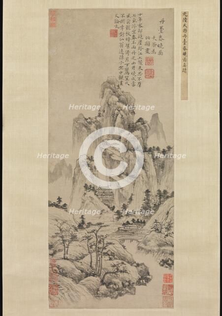 Spring Dawn Over the Elixir Terrace, ca. 1369. Creator: Lu Guang.