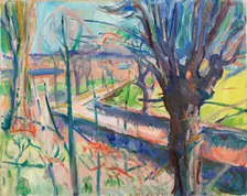 Spring day on Jeløya (Vårdag på Jeløya), 1915. Creator: Munch, Edvard (1863-1944)