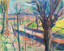 Spring day on Jeløya (Vårdag på Jeløya), 1915. Creator: Munch, Edvard (1863-1944)