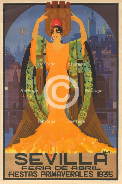 Spring festival in Seville, 1935. Creator: Balcera de Fuentes, Juan (1907-1940).