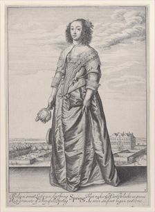 Spring, from The Seasons, 1643-44., 1643-44. Creator: Wenceslaus Hollar