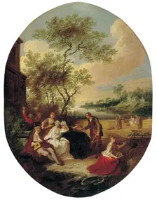 Spring (From the series The Four Seasons). Artist: Quillard, Pierre-Antoine (1701-1733)