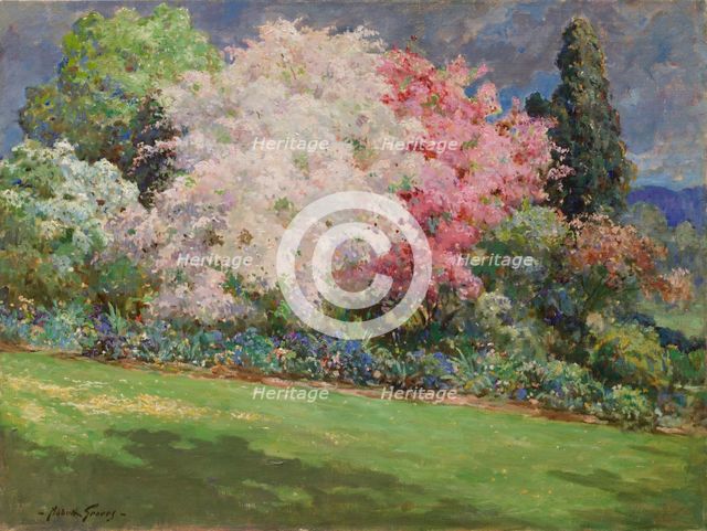 Spring Garden, Kennebunkport. Creator: Graves, Abbott Fuller (1859-1936).