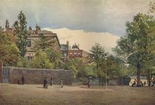 Spring Gardens from the Mall Westminster, London, c1880 (1926). Artist: John Crowther
