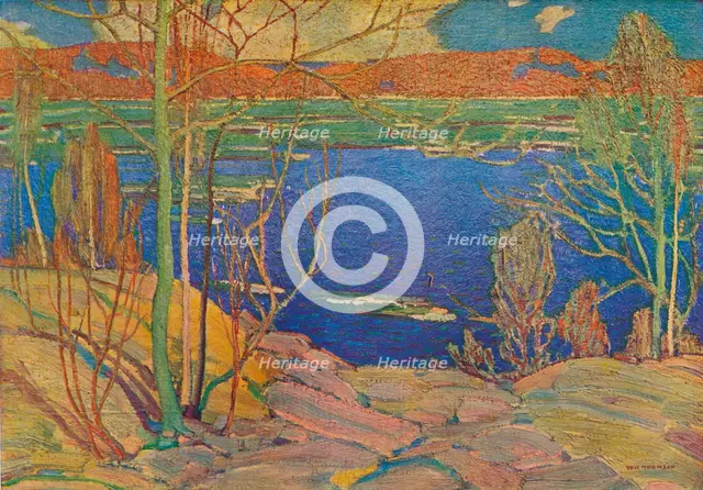 Spring Ice, 1916, (1937). Artist: Thomas John Thomson