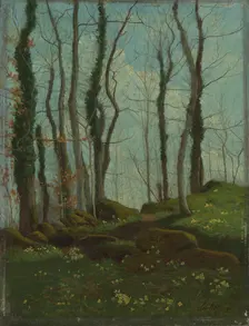 Spring in Brittany, 1874. Creator: Paul Sébillot