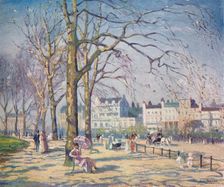 Spring in Hyde Park c1910. Artist: Alice Maud Fanner