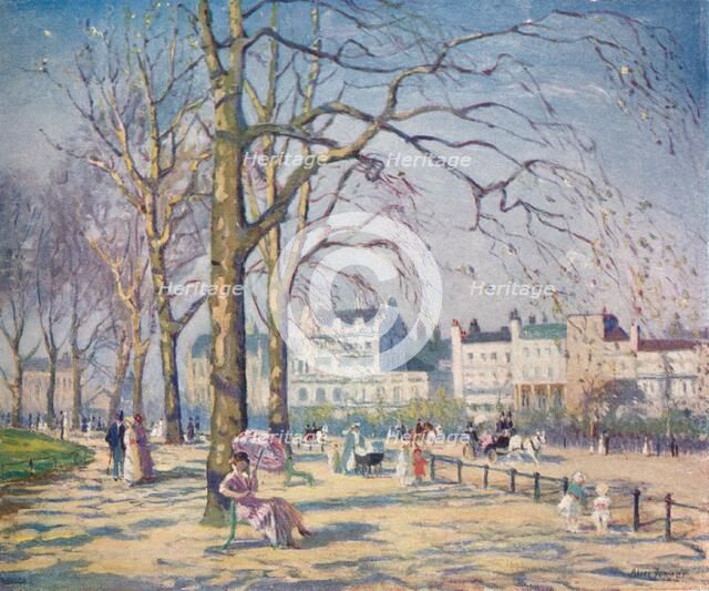 'Spring in Hyde Park', c1910. Artist: Alice Maud Fanner.