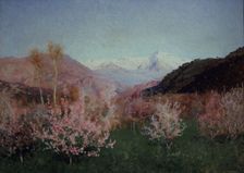 Spring in Italy, 1890. Artist: Levitan, Isaak Ilyich (1860-1900)