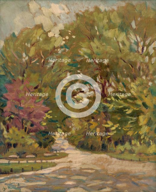 Spring in Petrzalka, 1921. Creator: Gustav Mally.