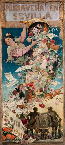 Spring in Seville , 1903. Creator: Jiménez Aranda, José (1837-1903)