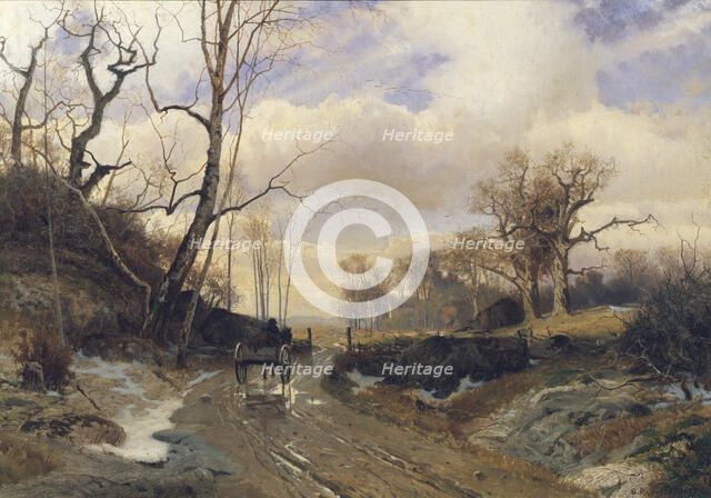 Spring in Skåne, 1868. Creator: Gustaf Rydberg.