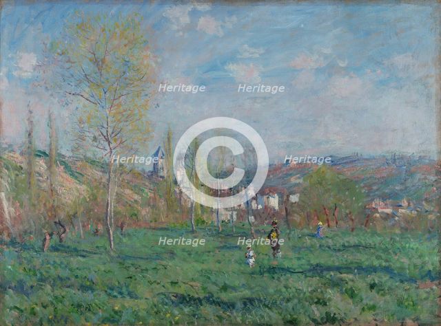 Spring in Vetheuil, 1880. Creator: Monet, Claude (1840-1926).
