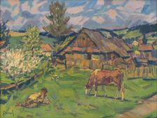 Spring in Zdiar, around 1936. Creator: Gustav Mally