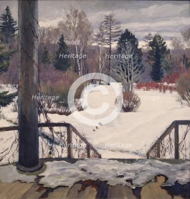 Spring is coming, 1911. Artist: Vinogradov, Sergei Arsenyevich (1869-1938)
