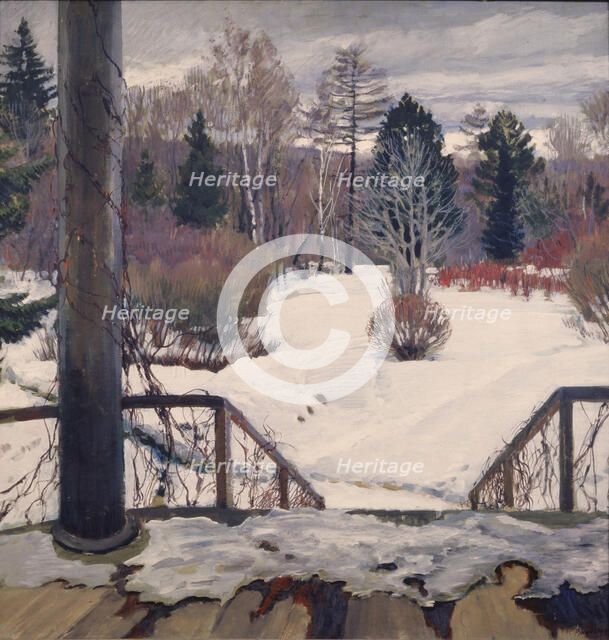 Spring is coming, 1911. Artist: Vinogradov, Sergei Arsenyevich (1869-1938)