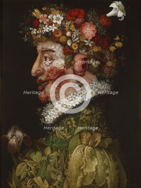 Spring (La Primavera). Artist: Arcimboldo, Giuseppe (1527-1593)