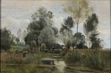 Spring. La Saulaie, . Creator: Corot, Jean-Baptiste Camille (1796-1875)
