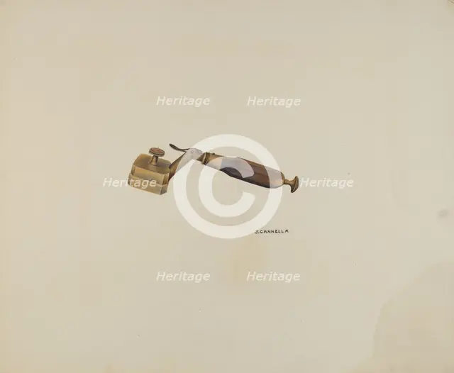 Spring Lancet, c. 1940. Creator: Joseph Cannella.