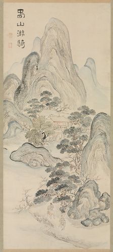 Spring Landscape, 1700s. Creator: Ike Taiga (Japanese, 1723-1776)