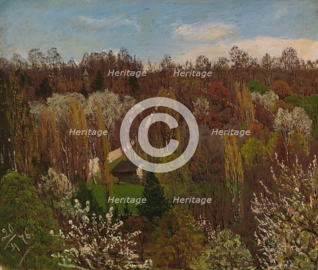 Spring Landscape, 1876. Creator: Fanny Churberg.