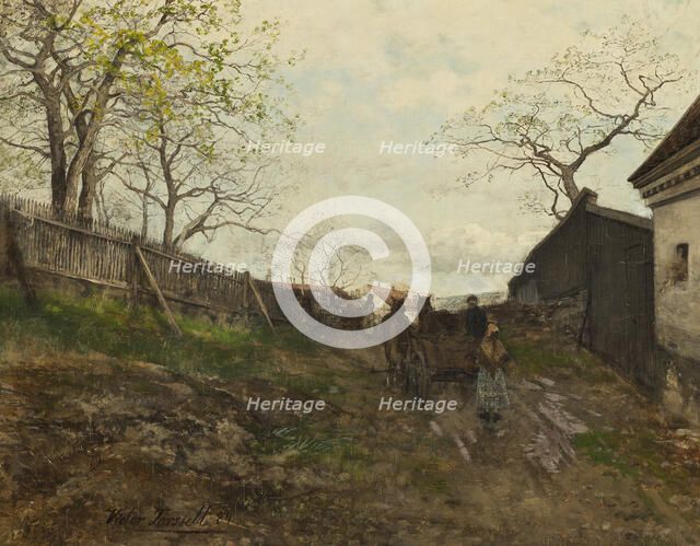 Spring Landscape, 1884. Creator: Victor Forssell.