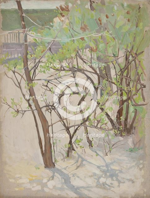 Spring Landscape, 1900. Creator: Stepan Yaremich.