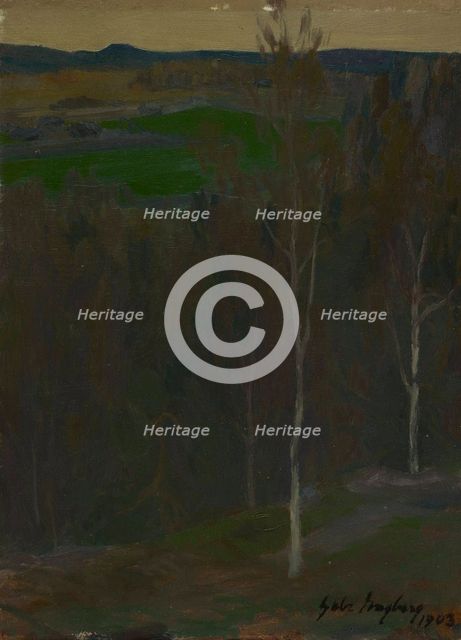 Spring Landscape, 1903. Creator: Gabriel Engberg.