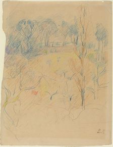 Spring Landscape, c. 1890/1891. Creator: Berthe Morisot