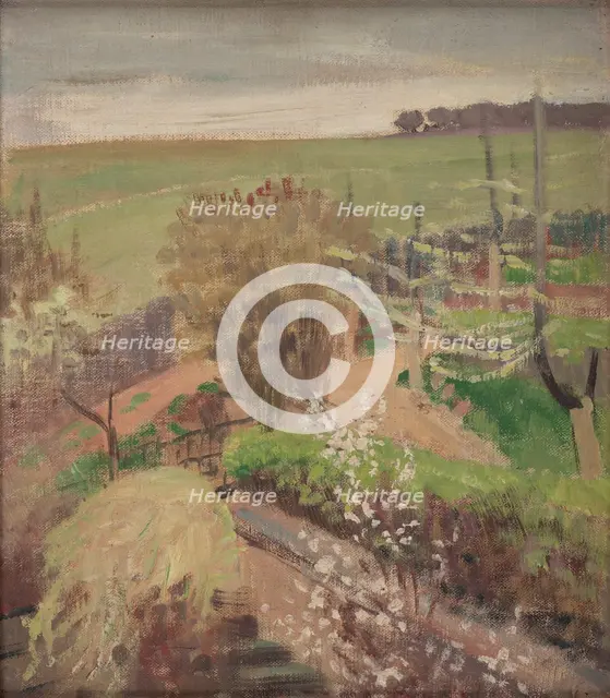 Spring Landscape from the Countryside, between 1903-1907. Creator: Jacek Malczewski.