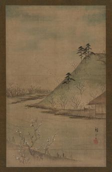Spring landscape, mid 19th century. Creator: Utagawa Hiroshige II