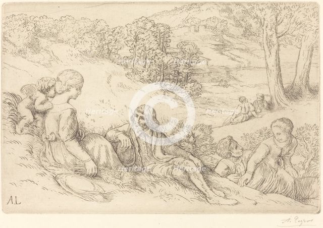 Spring (Le printemps). Creator: Alphonse Legros.