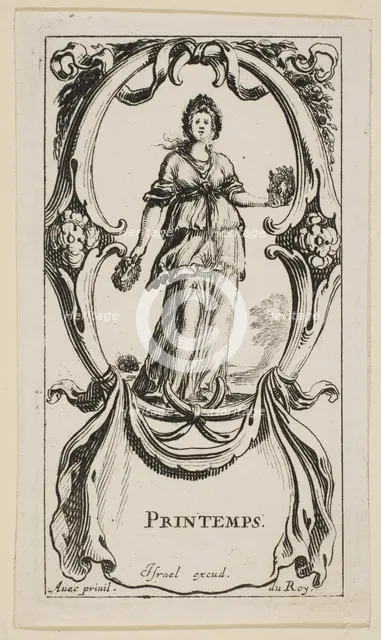 Spring (Printemps), from 'The Four Seasons', ca. 1641. Creator: Stefano della Bella.