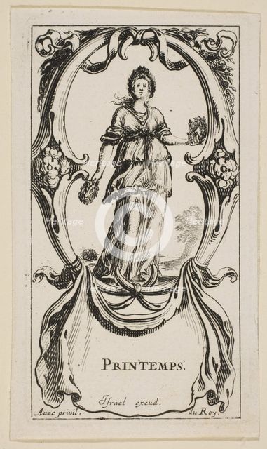 Spring (Printemps), from 'The Four Seasons', ca. 1641. Creator: Stefano della Bella.