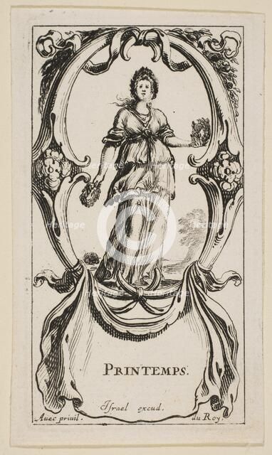 Spring (Printemps), from 'The Four Seasons', ca. 1641. Creator: Stefano della Bella.