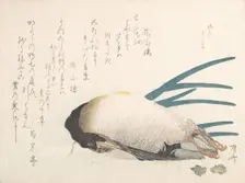Spring Rain Collection (Harusame shu), vol. 1: Duck and Scallions, 1810s., 1810s. Creator: Shinsai
