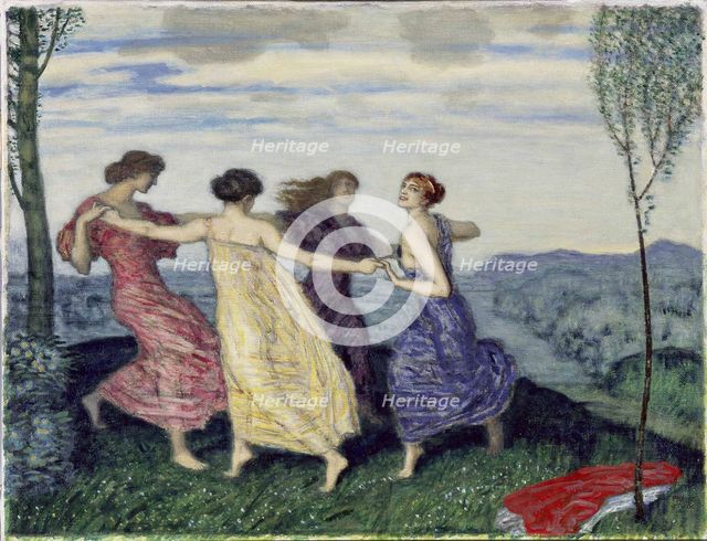 Spring round dance, 1909.
