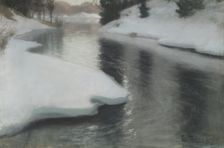 Spring Thaw, 1887. Creator: Frits Thaulow