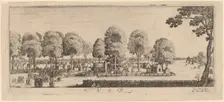 Spring: The Shooting Range, c. 1628/1629. Creator: Wenceslaus Hollar